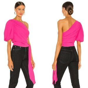 Amanda Uprichard Bexley Top - Pink Lacquer